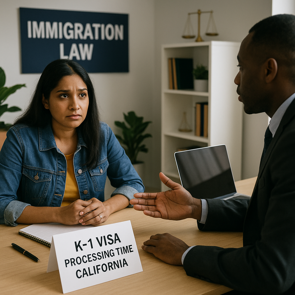Understanding K1 Visa Processing Time in California